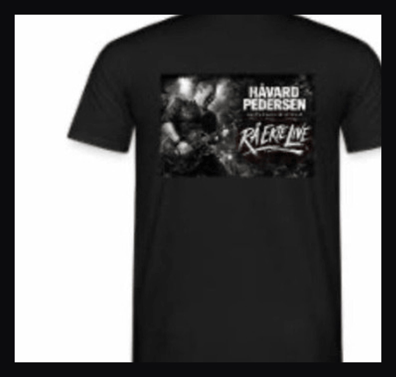 Official Rå Ekte Live black T-shirt